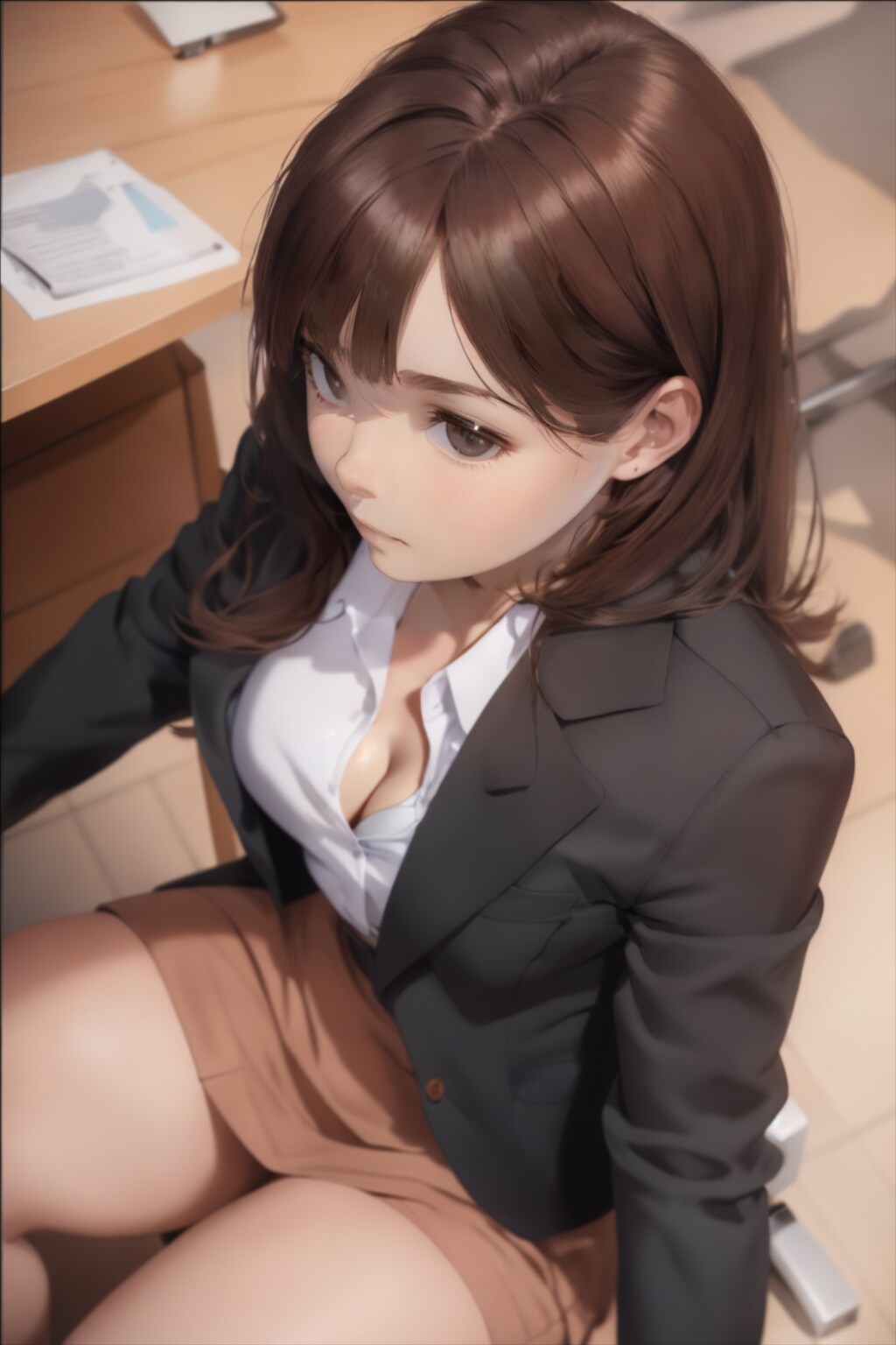 なに会議中にジロジロ見てんのよ