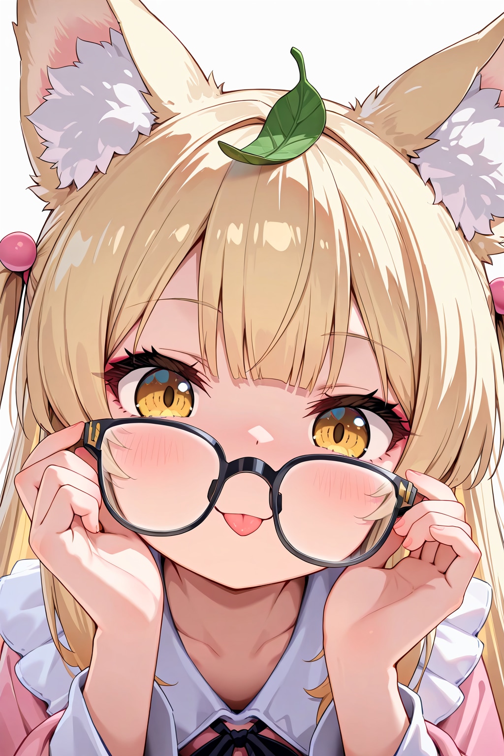 伊達眼鏡だよ～！