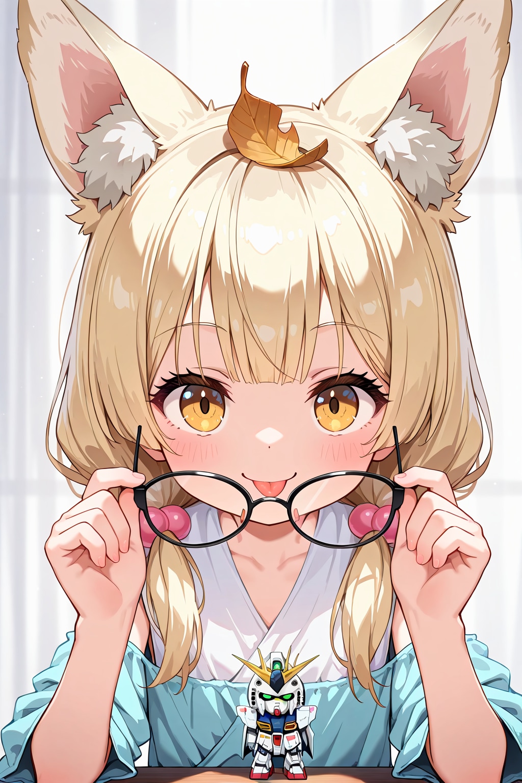 伊達眼鏡だよ～！