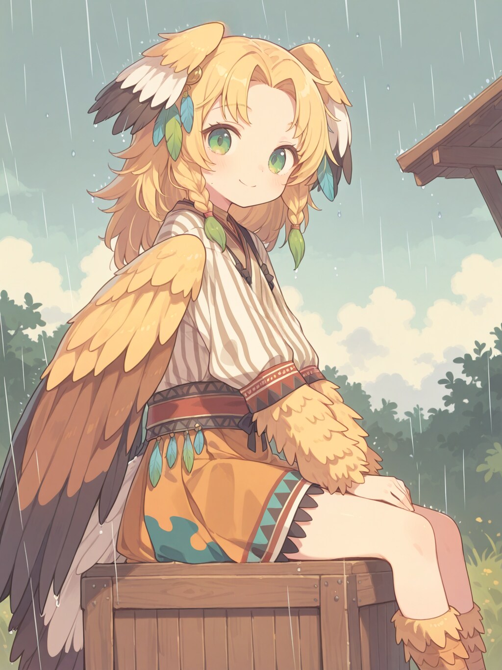 羽休めバードガール