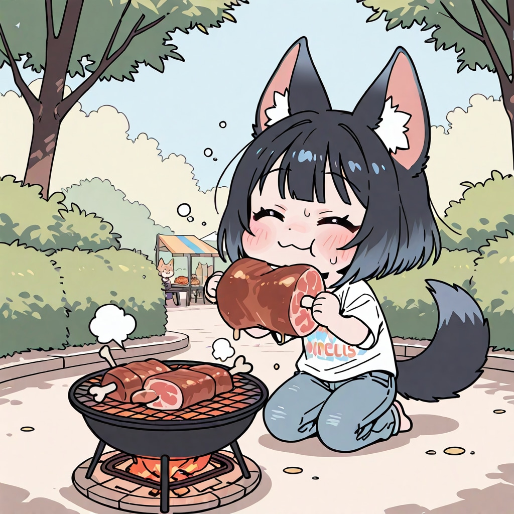 公園でバーベキュー | の人気AIイラスト・グラビア