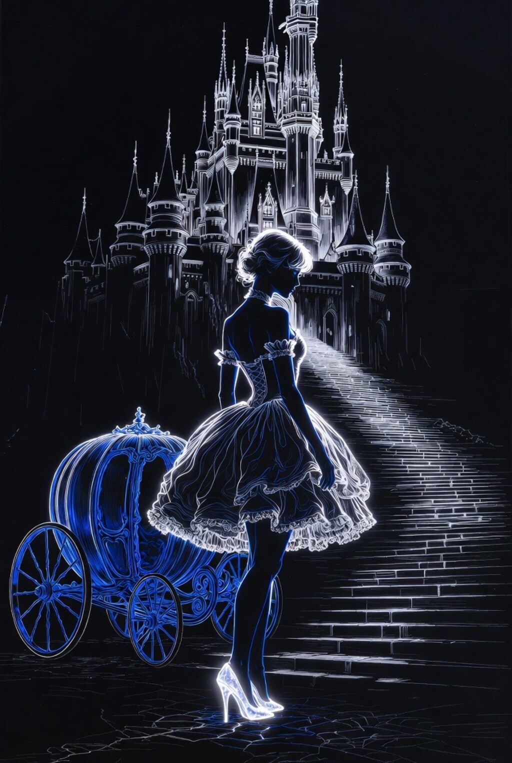 Gothic Lolita Cinderella & Pumpkin Carriage