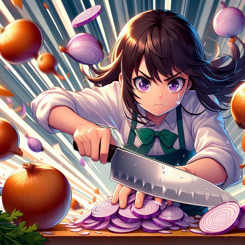 ［作戦１］たまねぎ目に染みても涙こらえる | の人気AIイラスト・グラビア