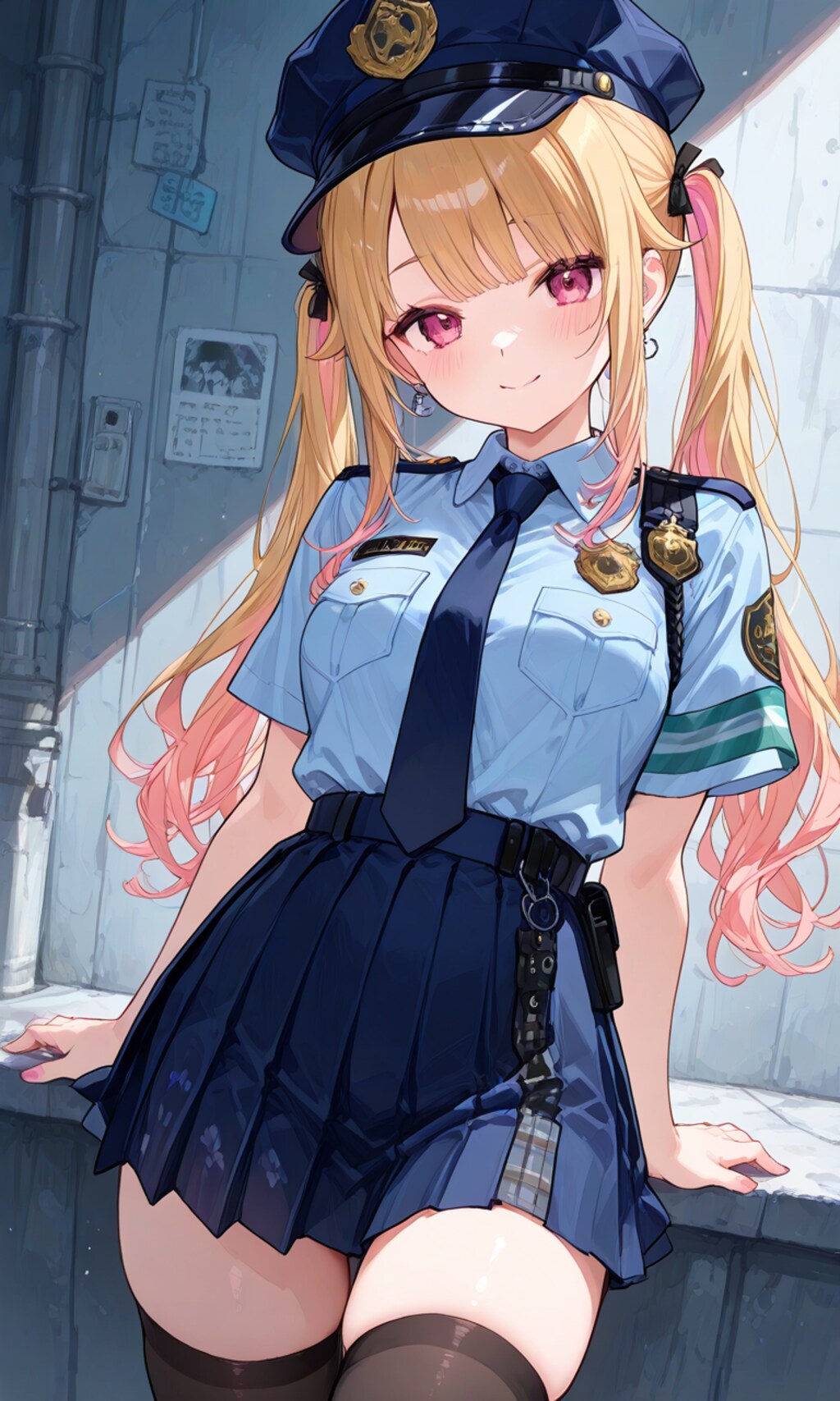 ツインテ警官