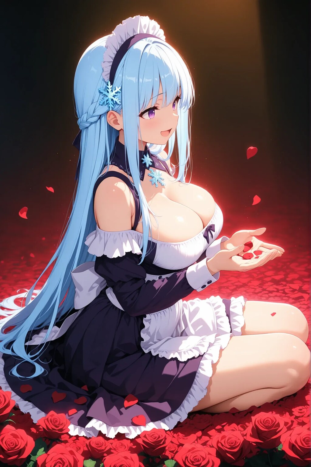 薔薇の中のスーパーメイド🌹