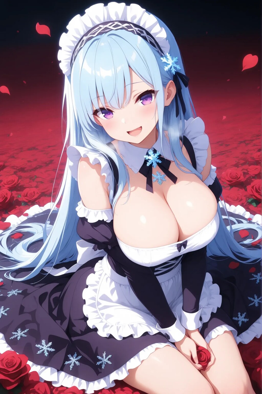 薔薇の中のスーパーメイド🌹