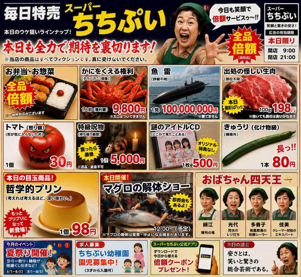 ちちぷいで一番ウケるチャレンジ