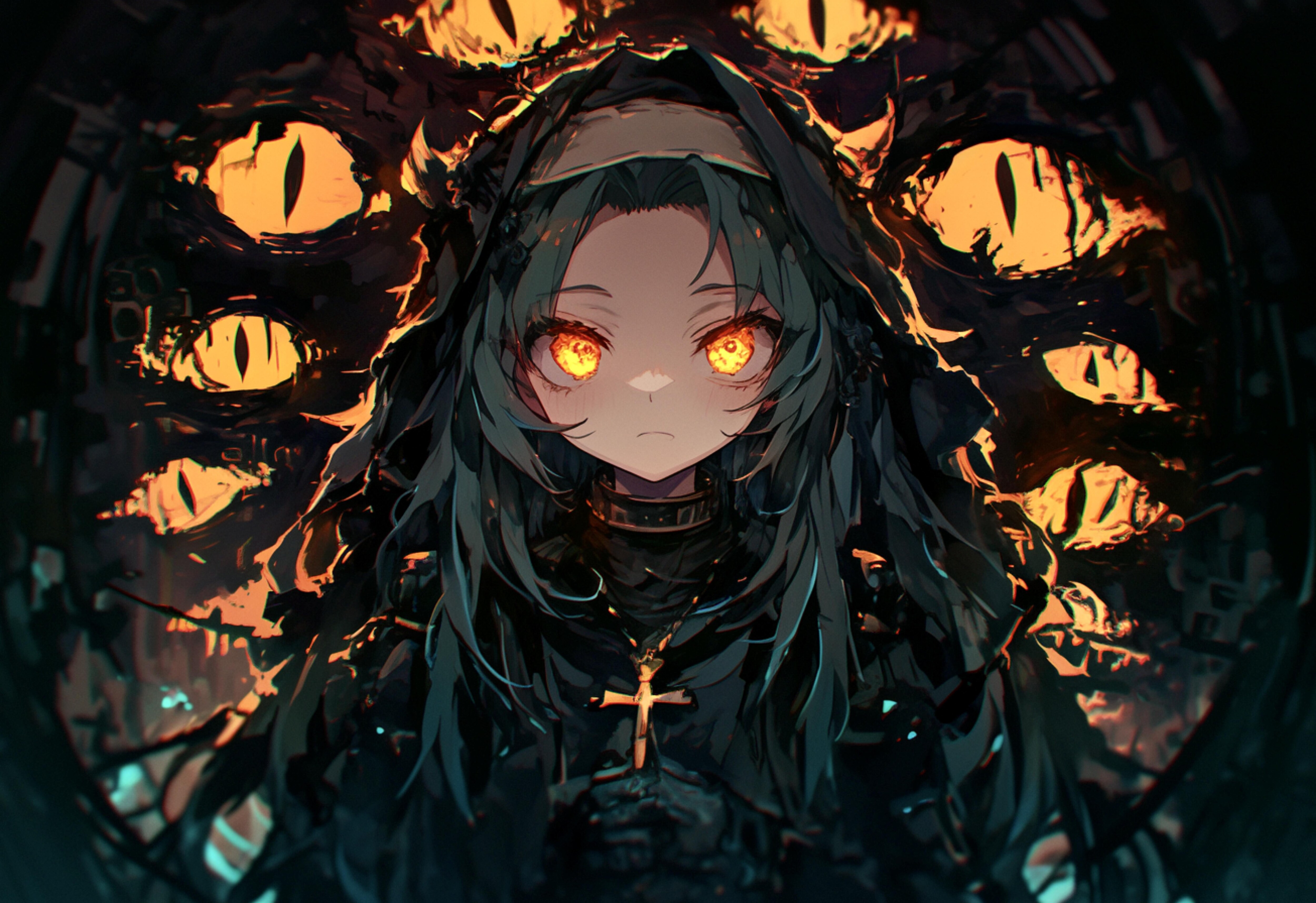 越夜隊✖︎赤の聖歌隊⑤ | の人気AIイラスト・グラビア