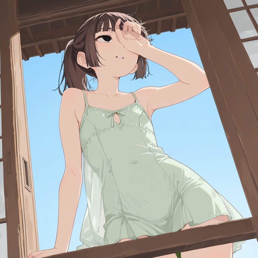 キャミソールの女の子 | の人気AIイラスト・グラビア