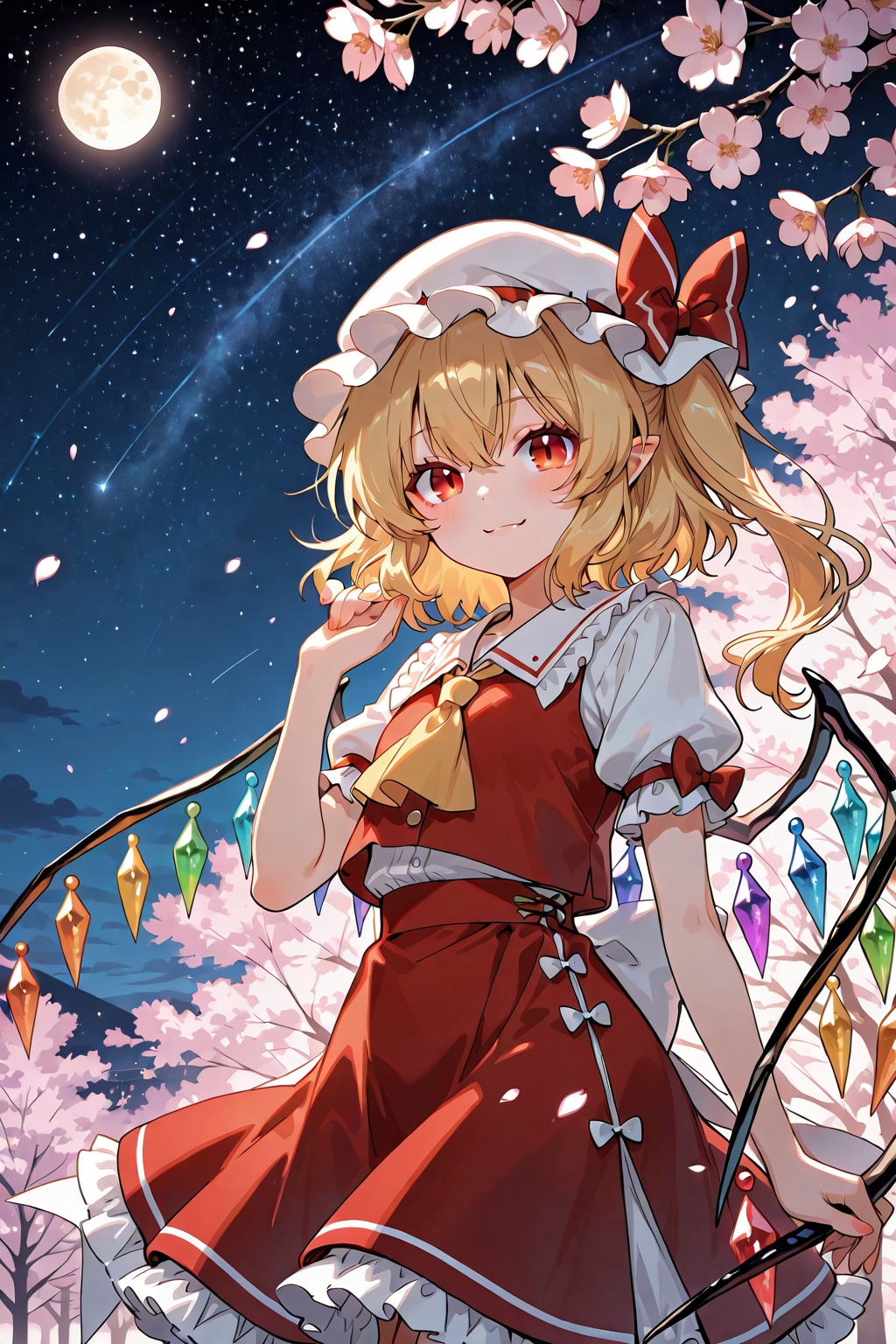 月夜桜
