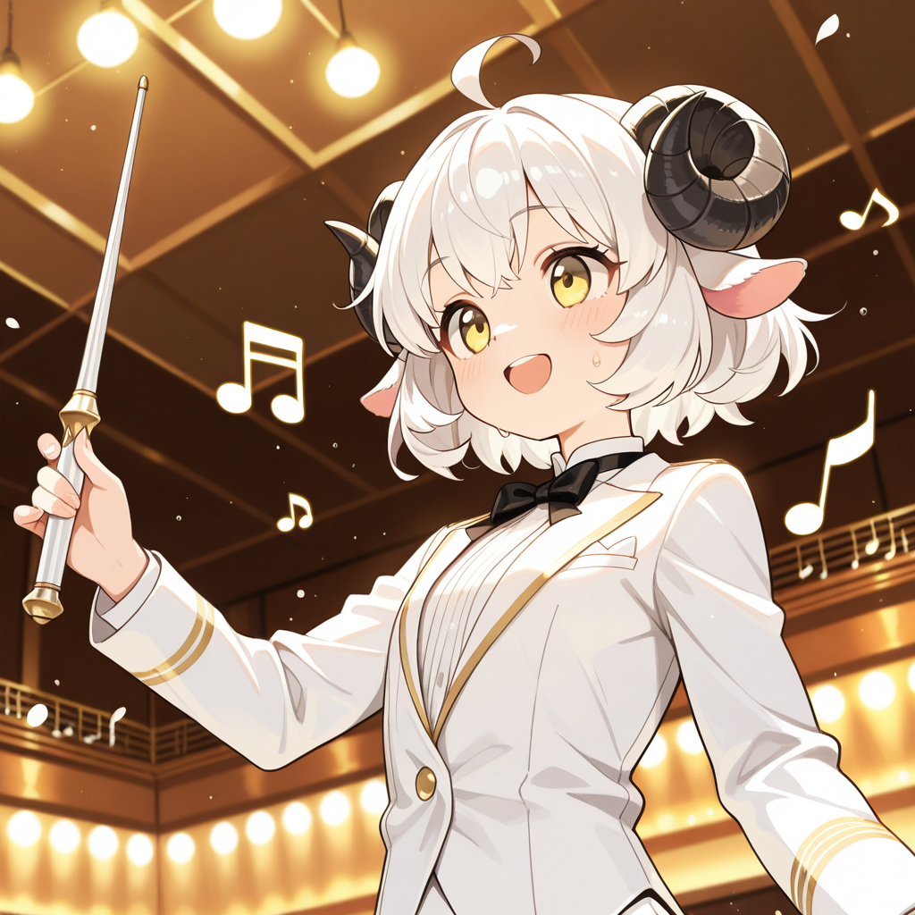 指揮をするメイちゃん♡
