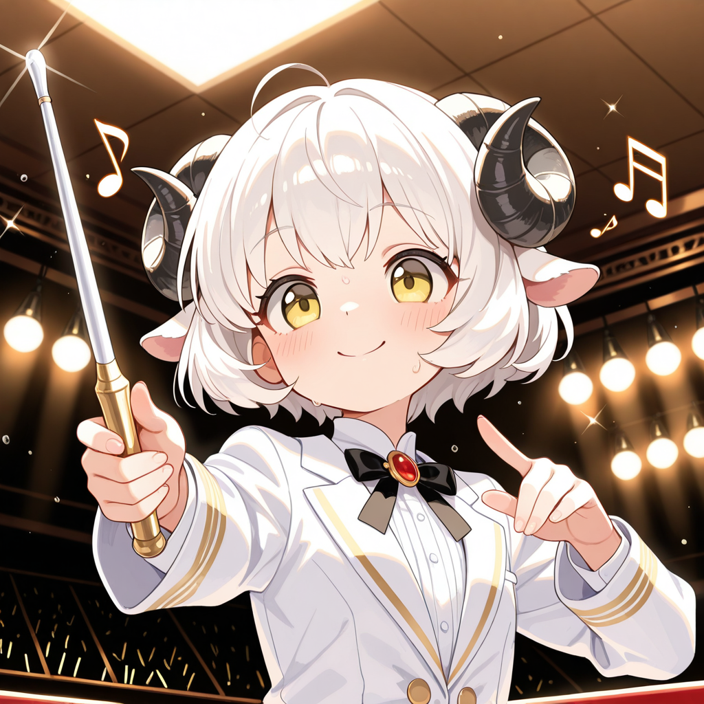 指揮をするメイちゃん♡