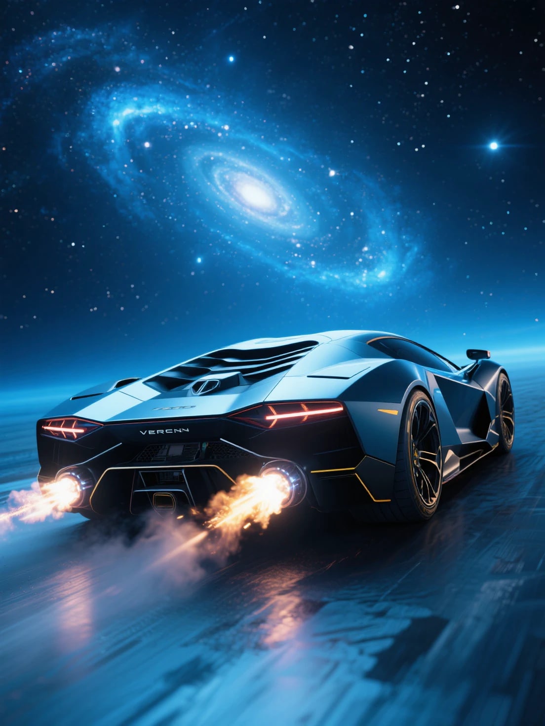 Hypercar in the Galaxy