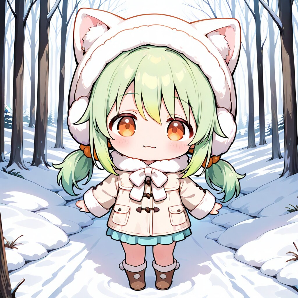 SDりおちゃんの冬景色