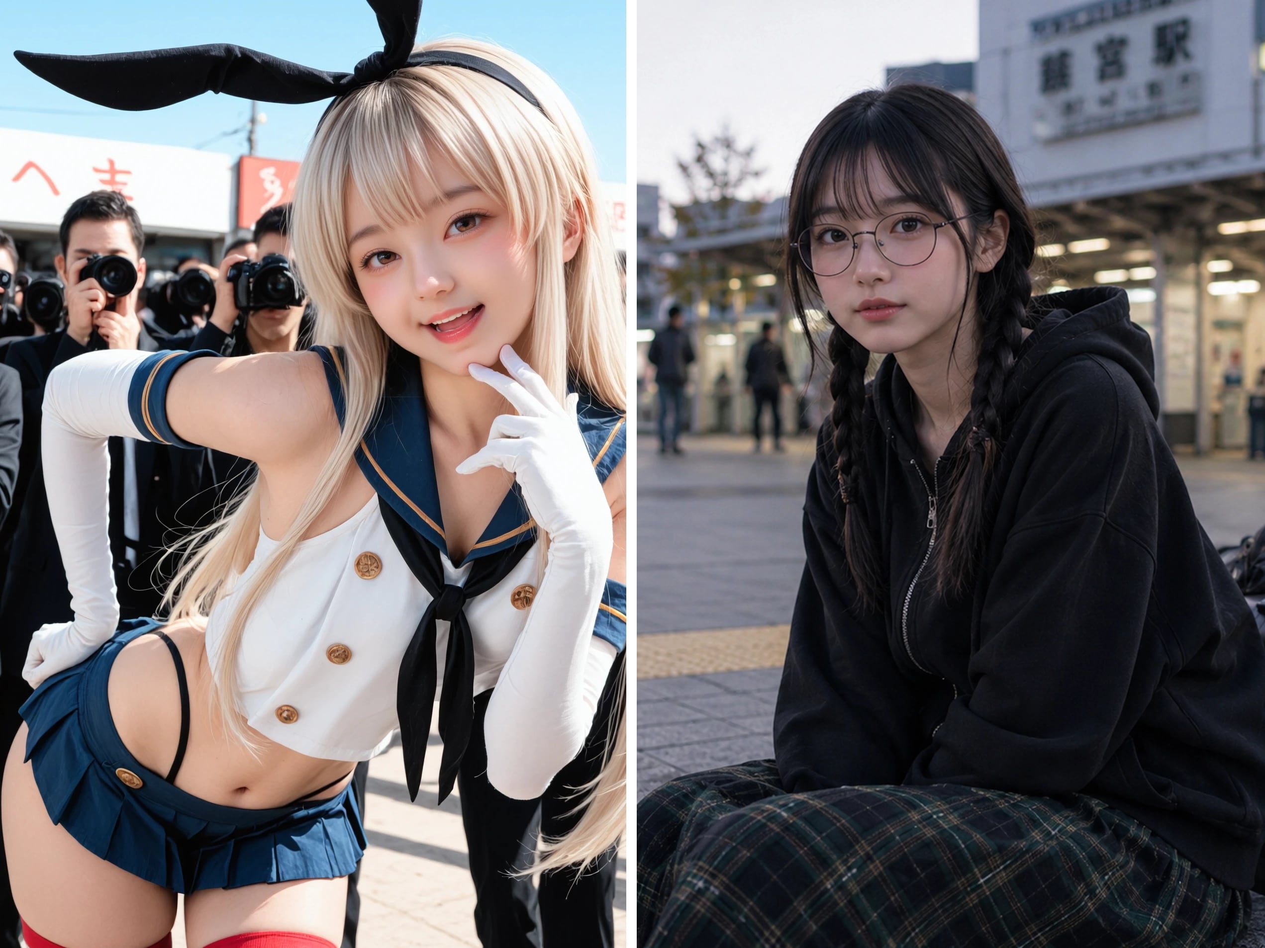 コスプレとオフの姿