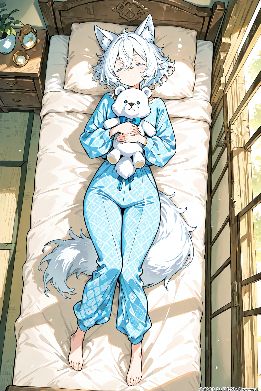 春眠のシロキちゃん