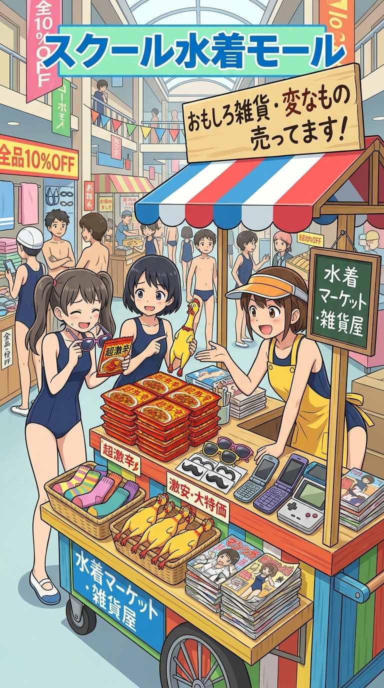 スク水モールで不適切な移動販売店