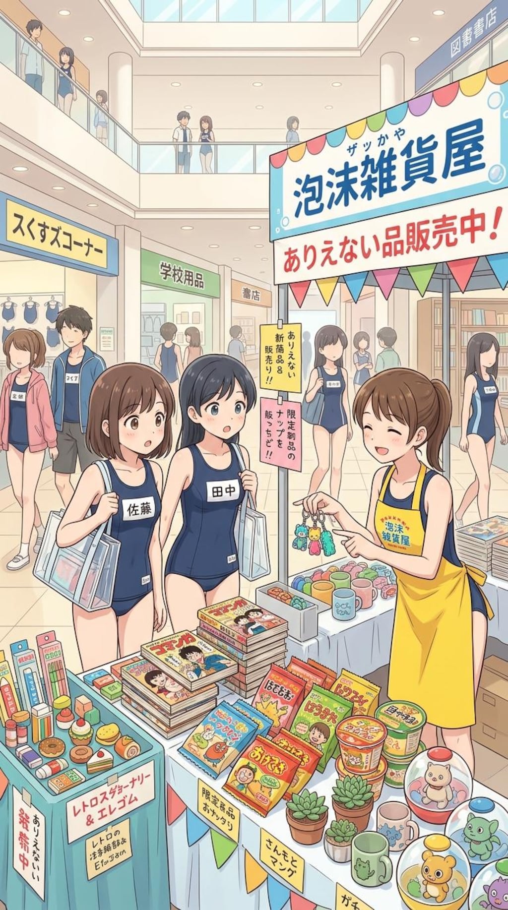 スク水モールで不適切な移動販売店