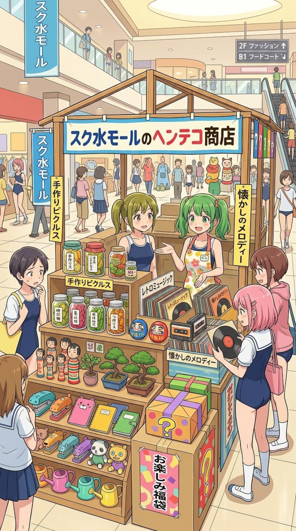 スク水モールで不適切な移動販売店