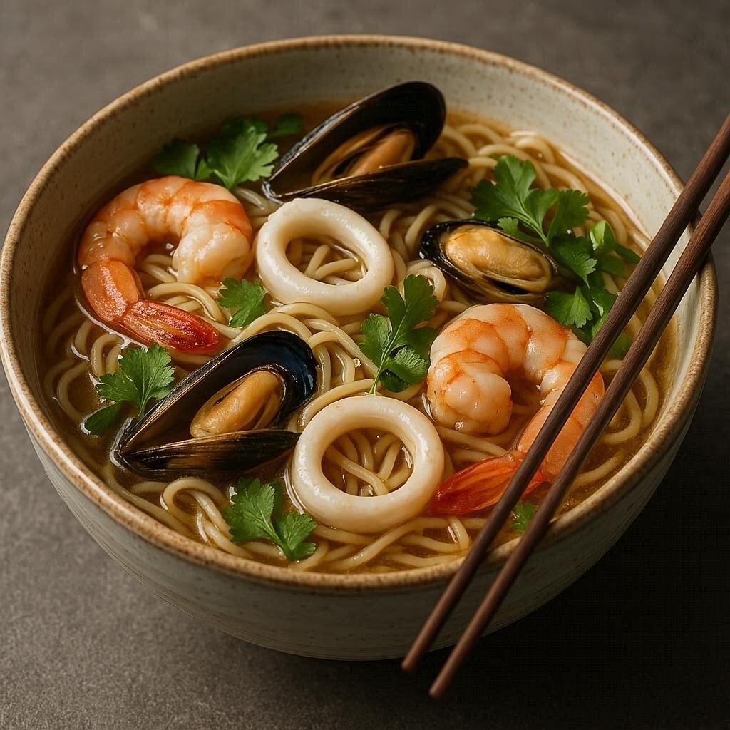 ChatGPTが言うseafood noodle