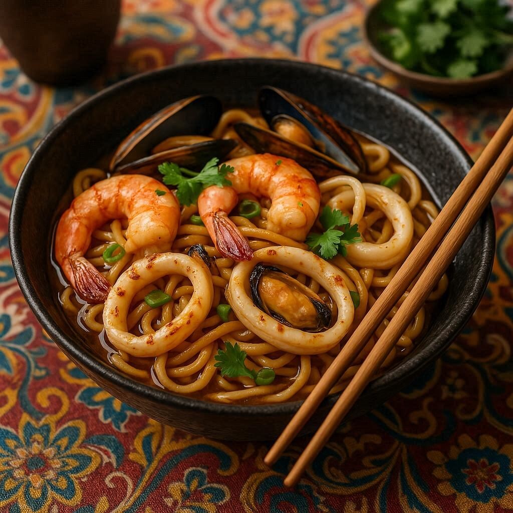 ChatGPTが言うseafood noodle