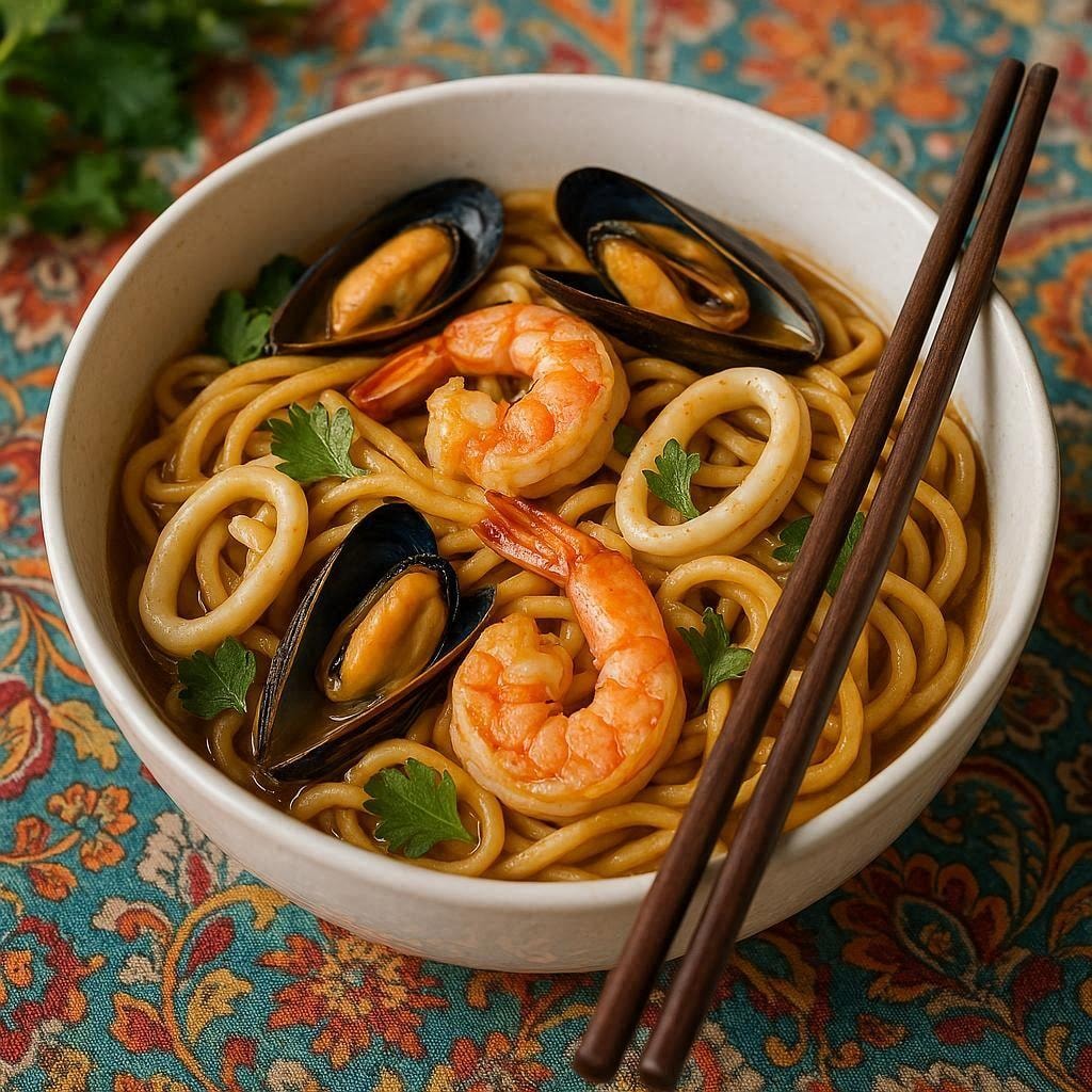 ChatGPTが言うseafood noodle