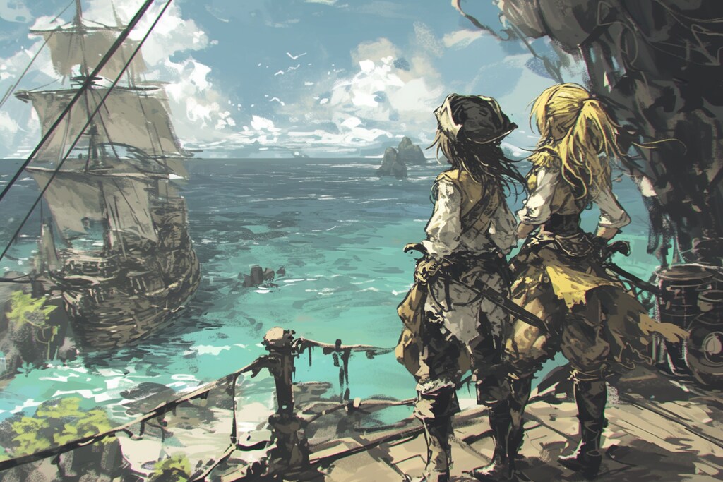 Pirate Ship to the Sea