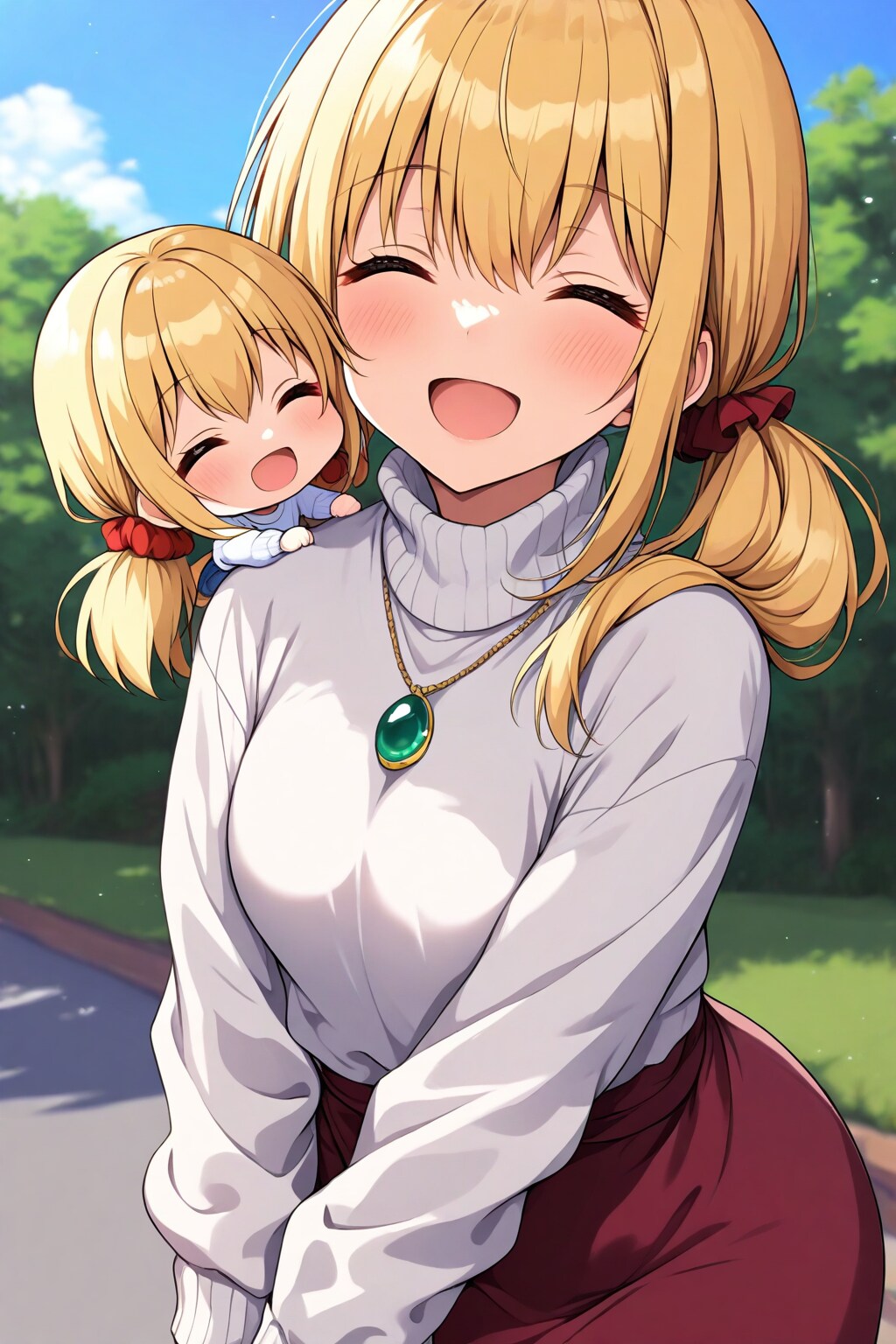 肩乗り茉莉花ちゃん