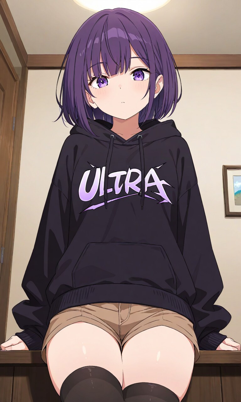 紫色が似合う女の子16