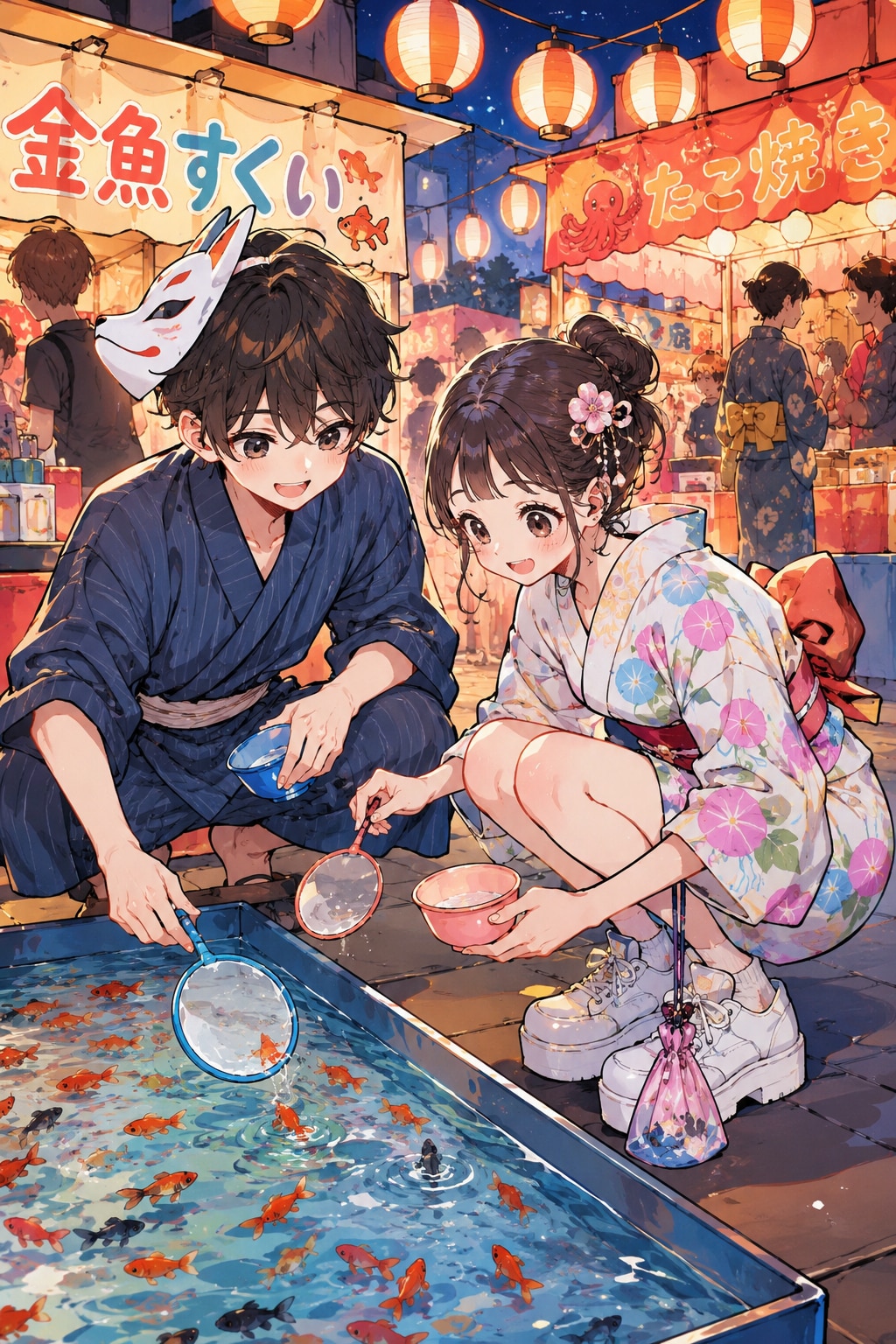 金魚掬い