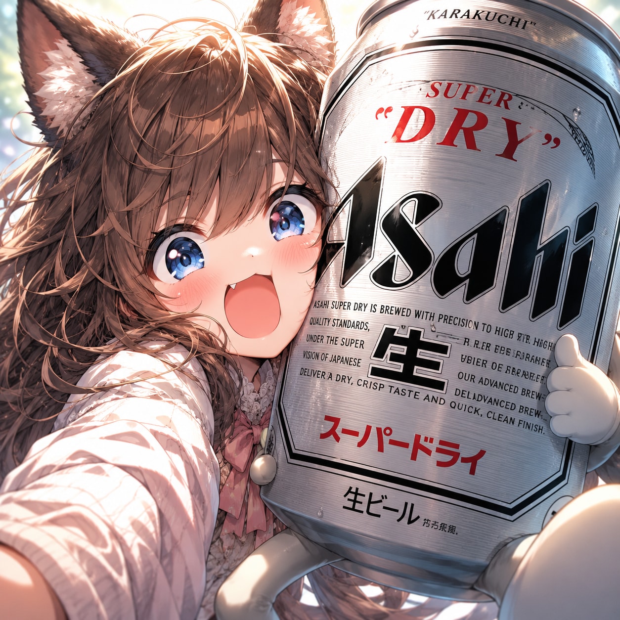 自撮りでどアップな小さな女の子