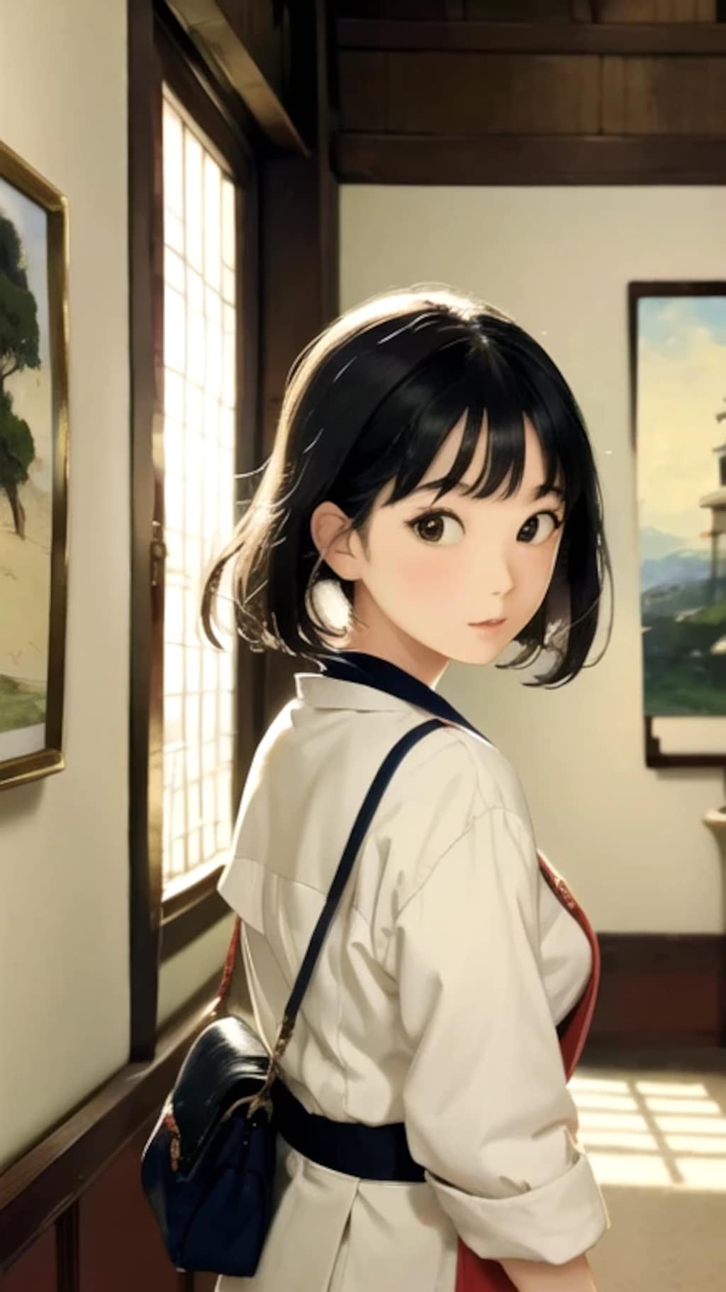 美術館で出逢った少女