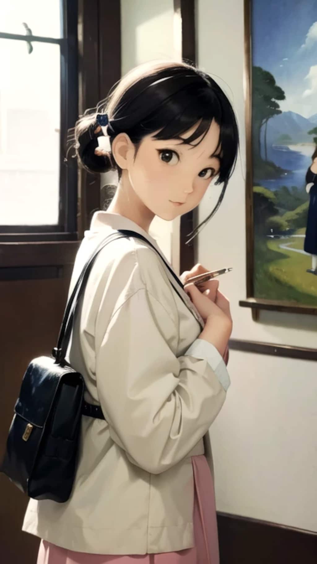 美術館で出逢った少女