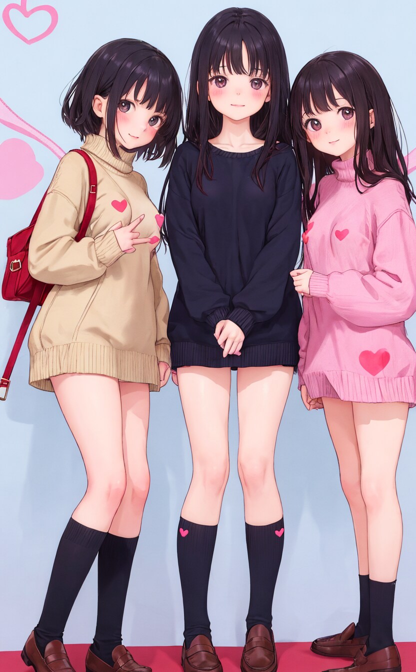 ニット部 活動記念撮影