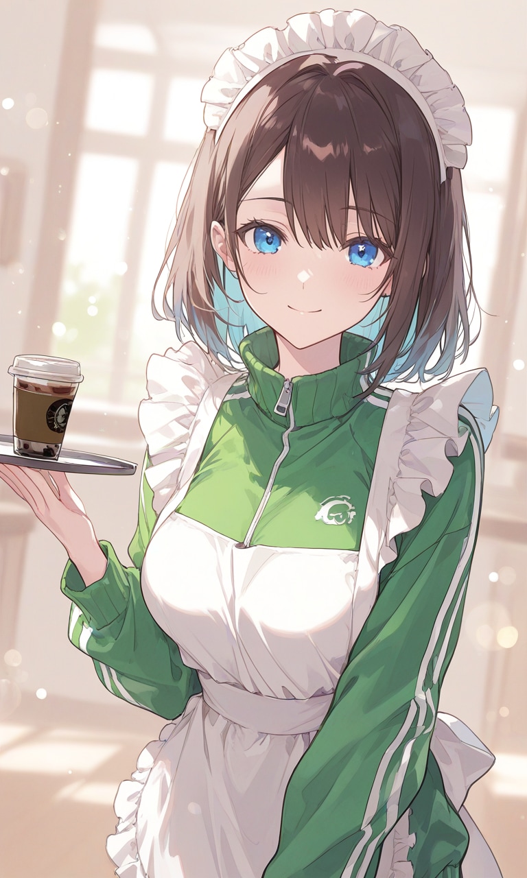 「アイスコーヒーのお客様ぁ」 | の人気AIイラスト・グラビア
