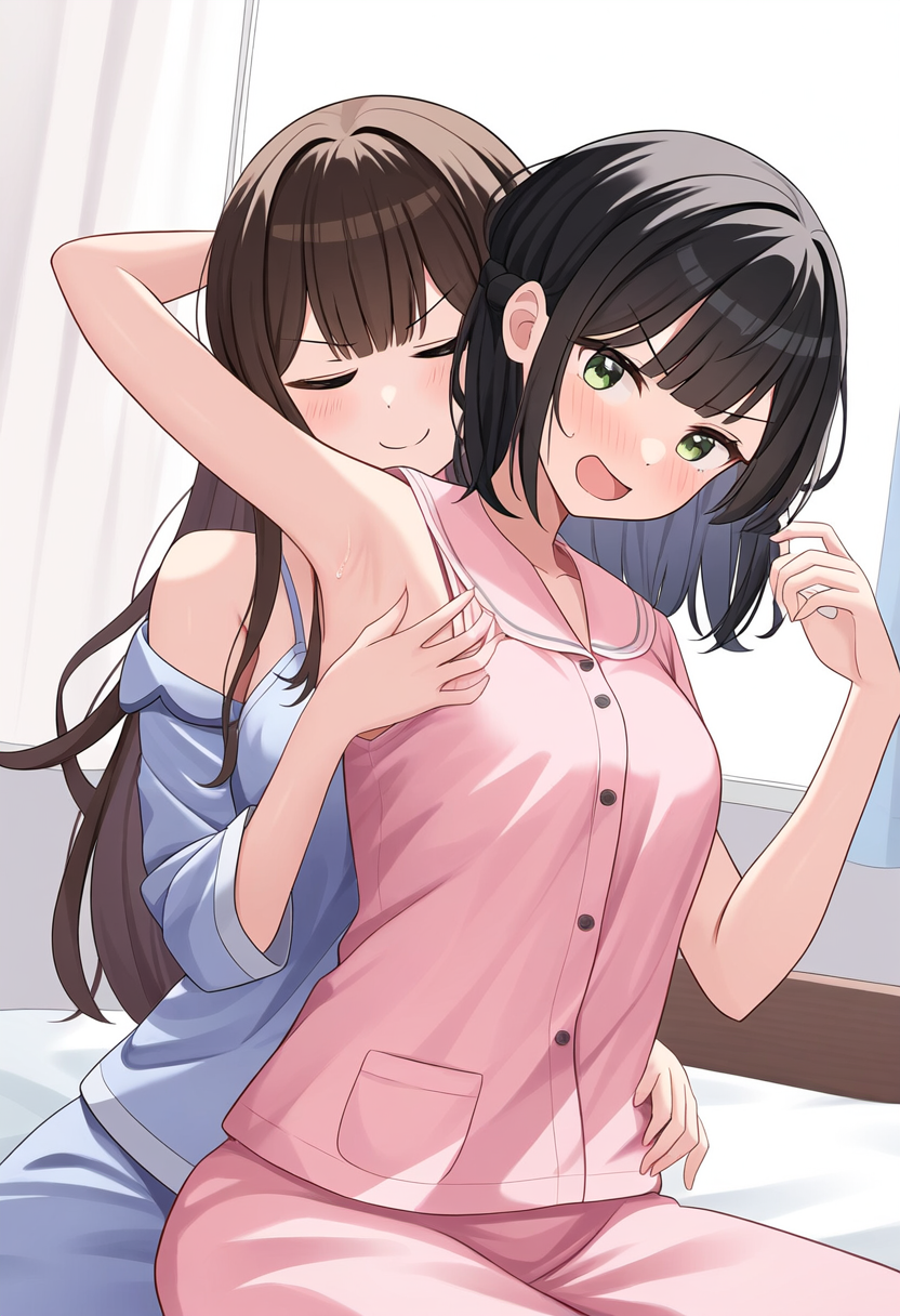 「ムッフッフ、このくすぐる前の瞬間がたまらないのじゃ！」「馬鹿なこと言ってないでくすぐるなら早くくすぐりなさい！」