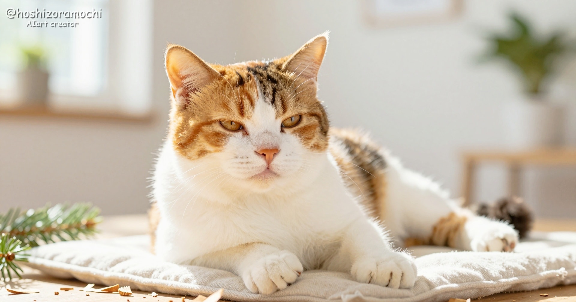 この猫さん、不機嫌すぎじゃない？😼