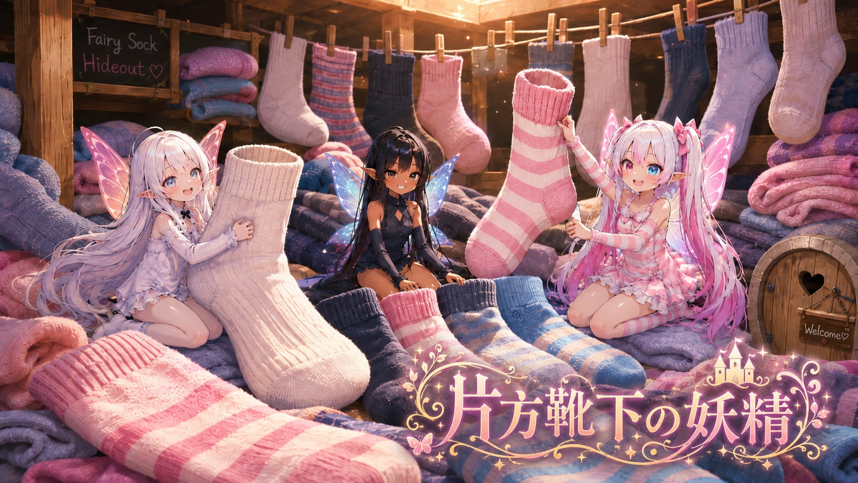 片方靴下の妖精
