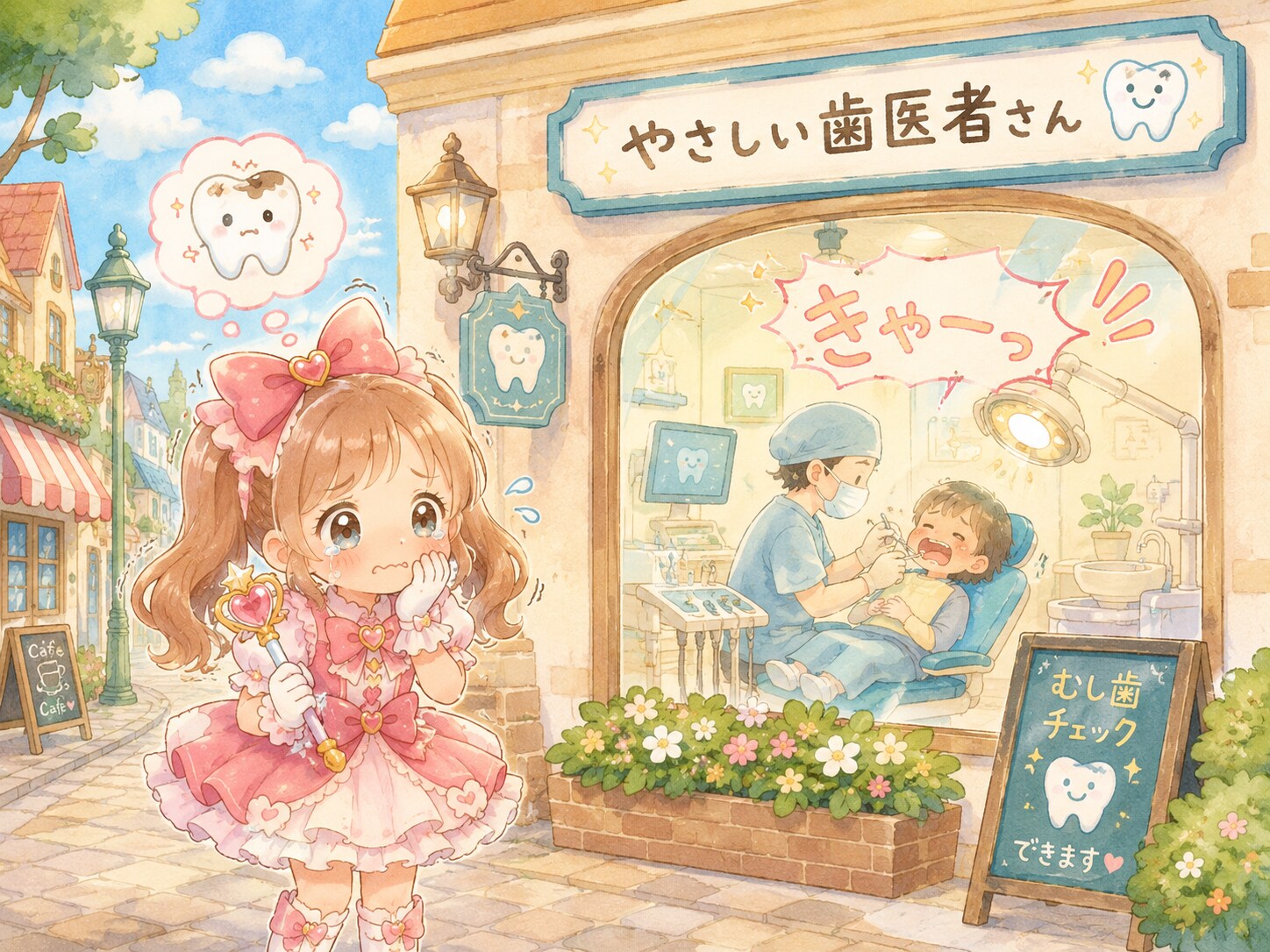 はいしゃさんからきこえてきたのは