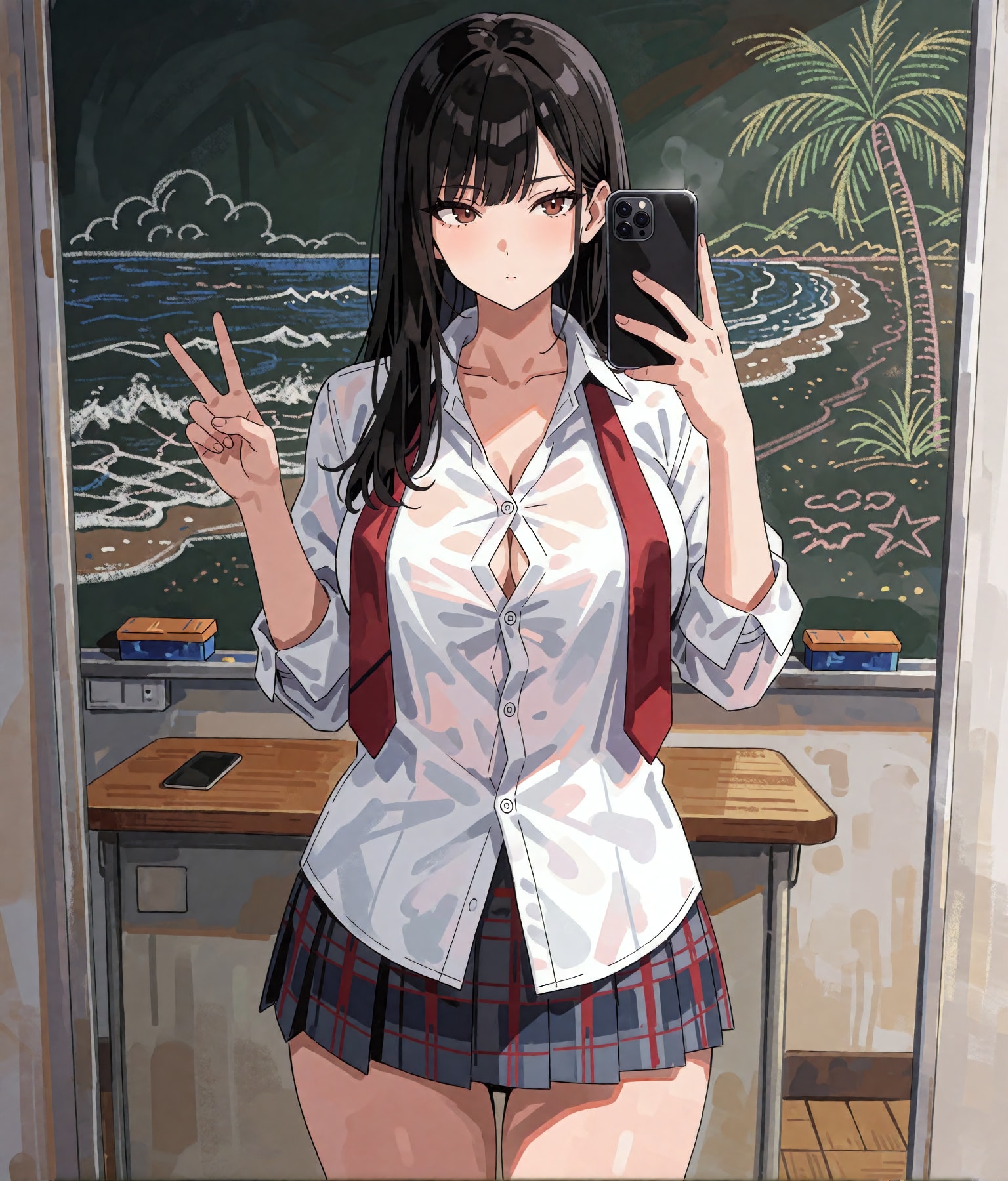 【Krea-2】着崩しイラスト版