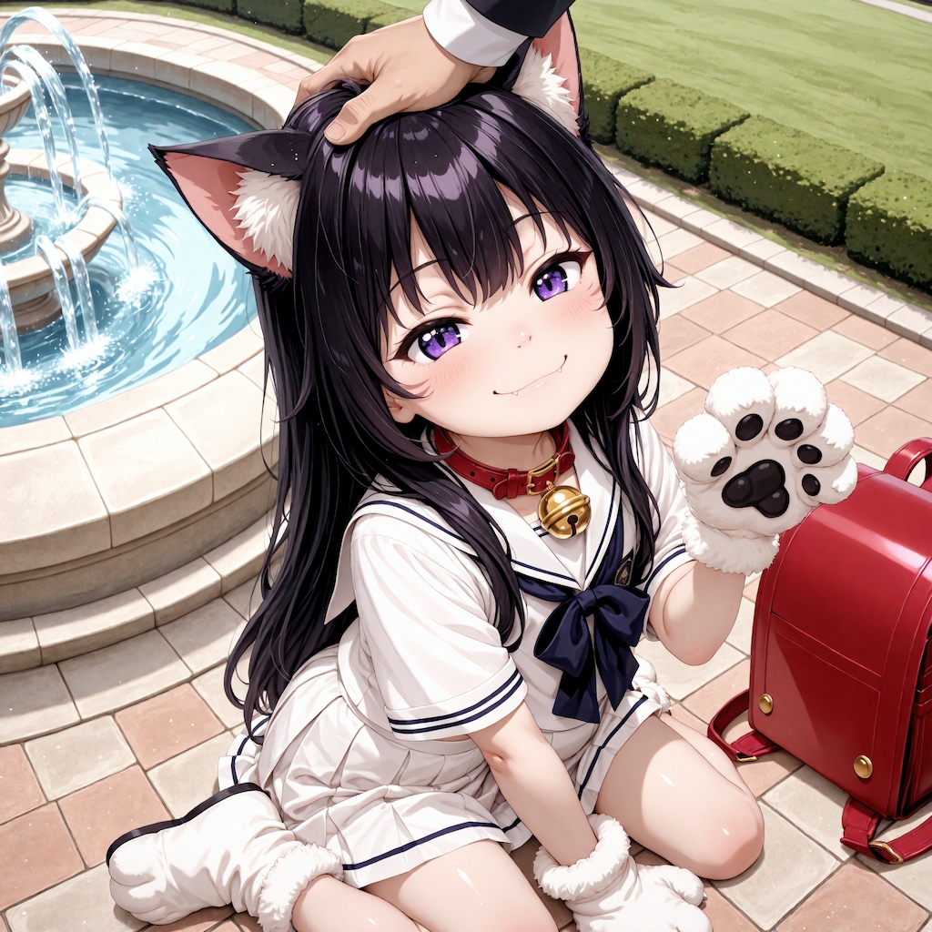 公園で見かけた子猫