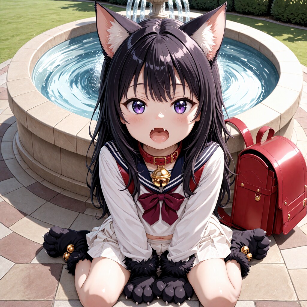 公園で見かけた子猫