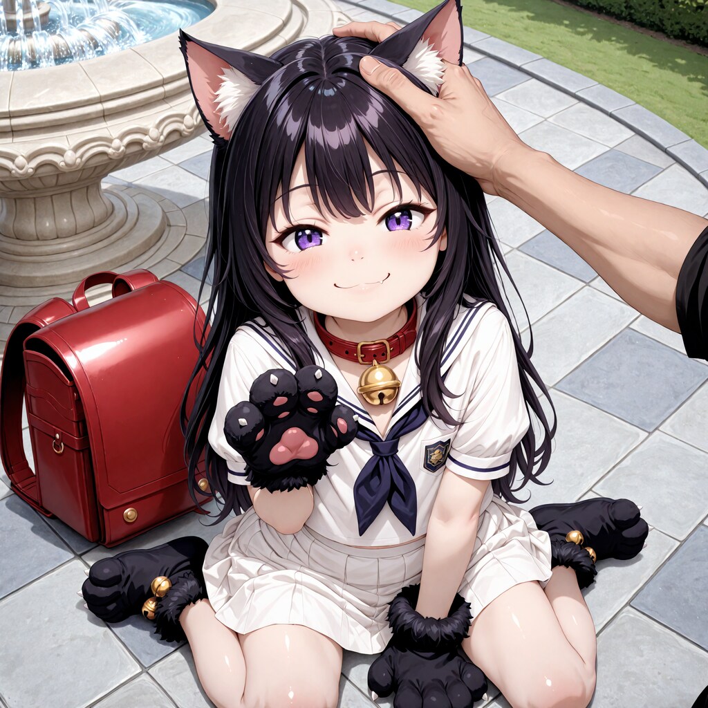 公園で見かけた子猫