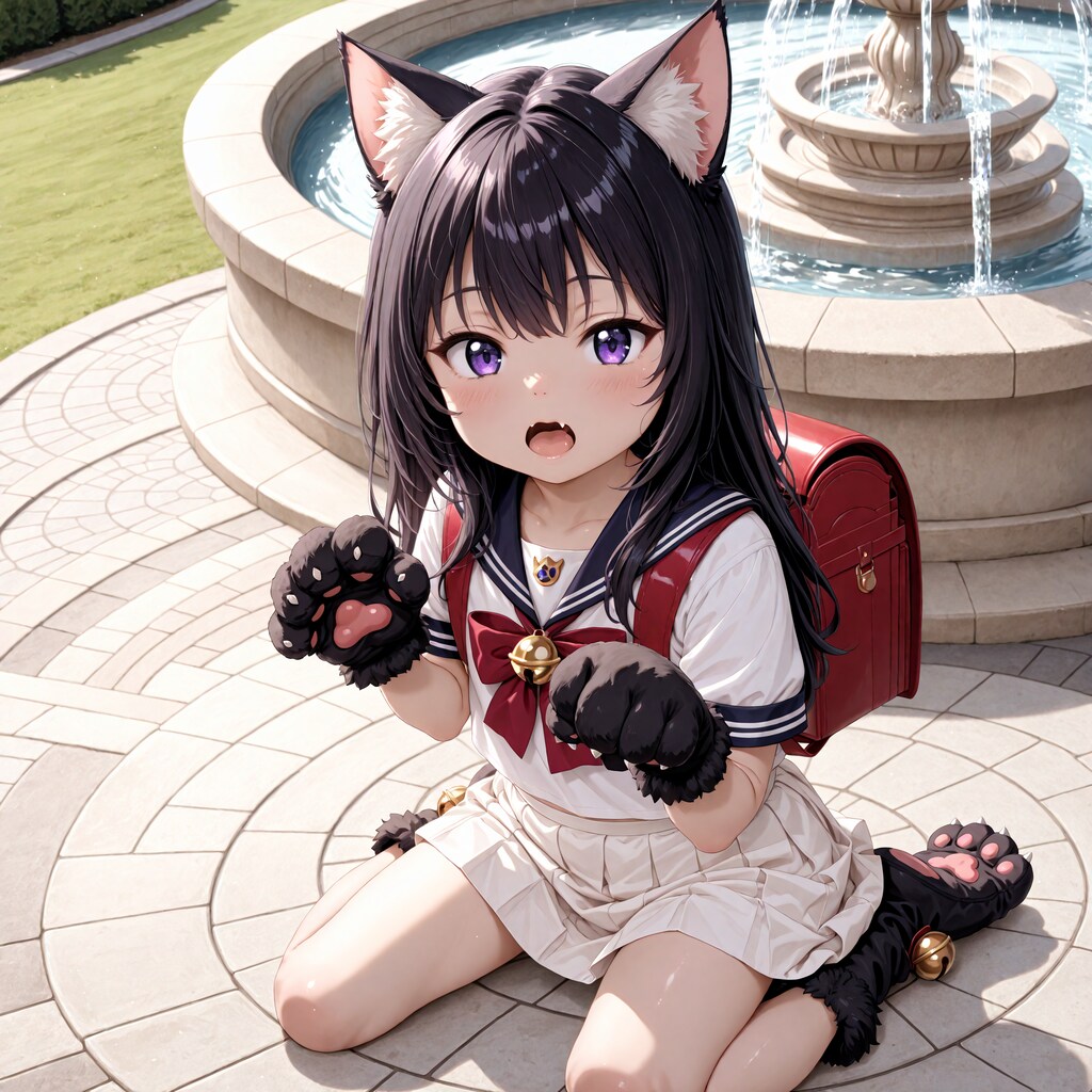 公園で見かけた子猫
