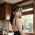 裸エプロン-5 4枚目