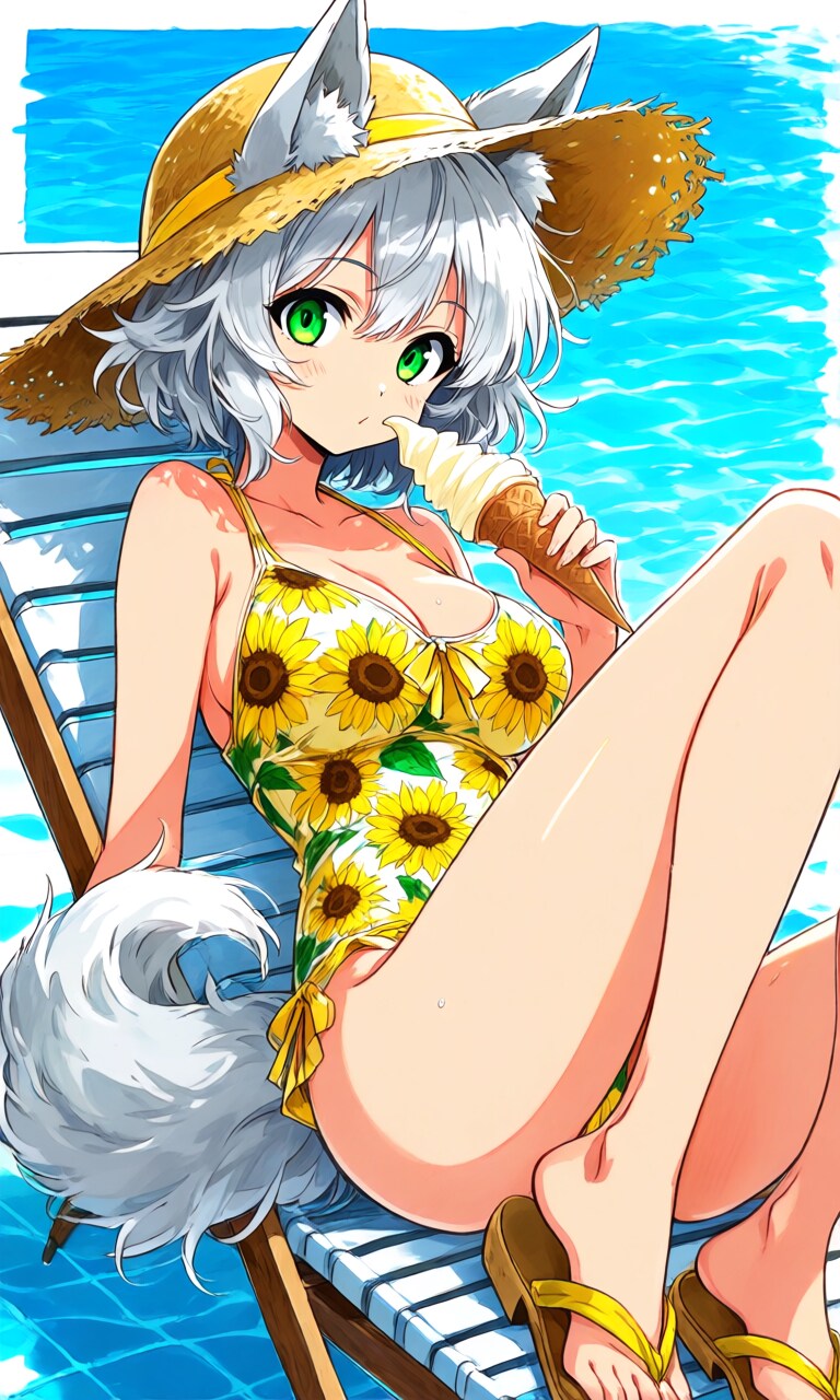 プールサイド