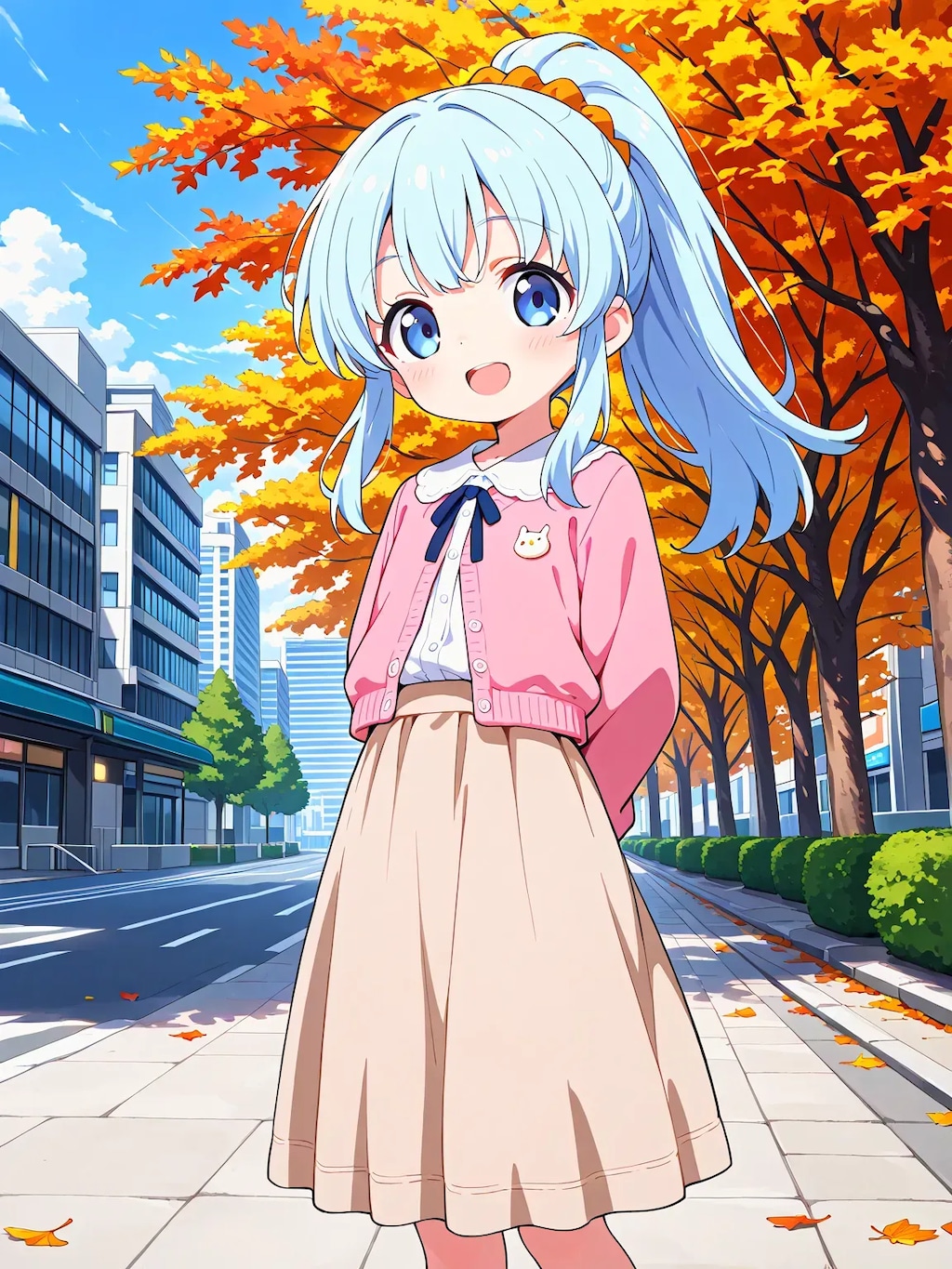 あおいちゃんの秋コーデ