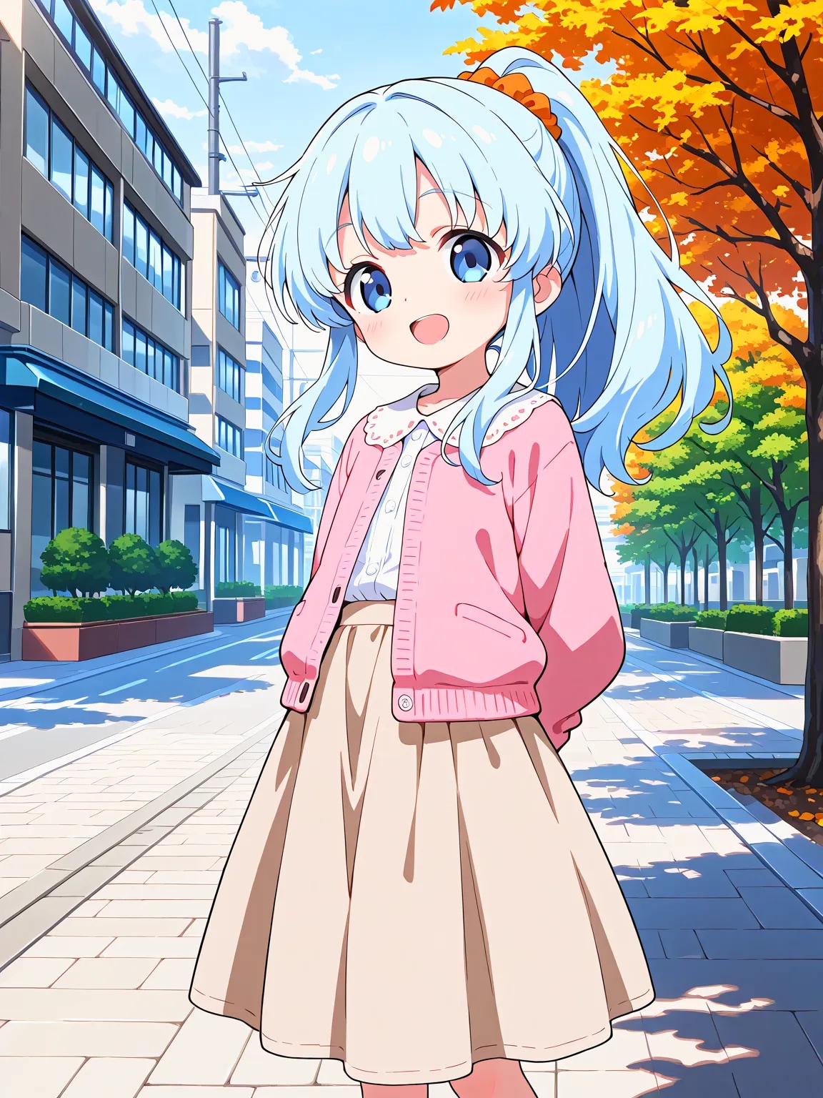 あおいちゃんの秋コーデ | の人気AIイラスト・グラビア