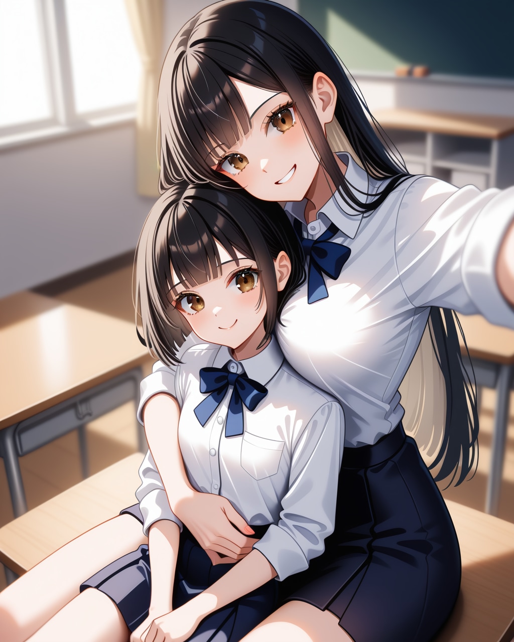 百合セルフィー