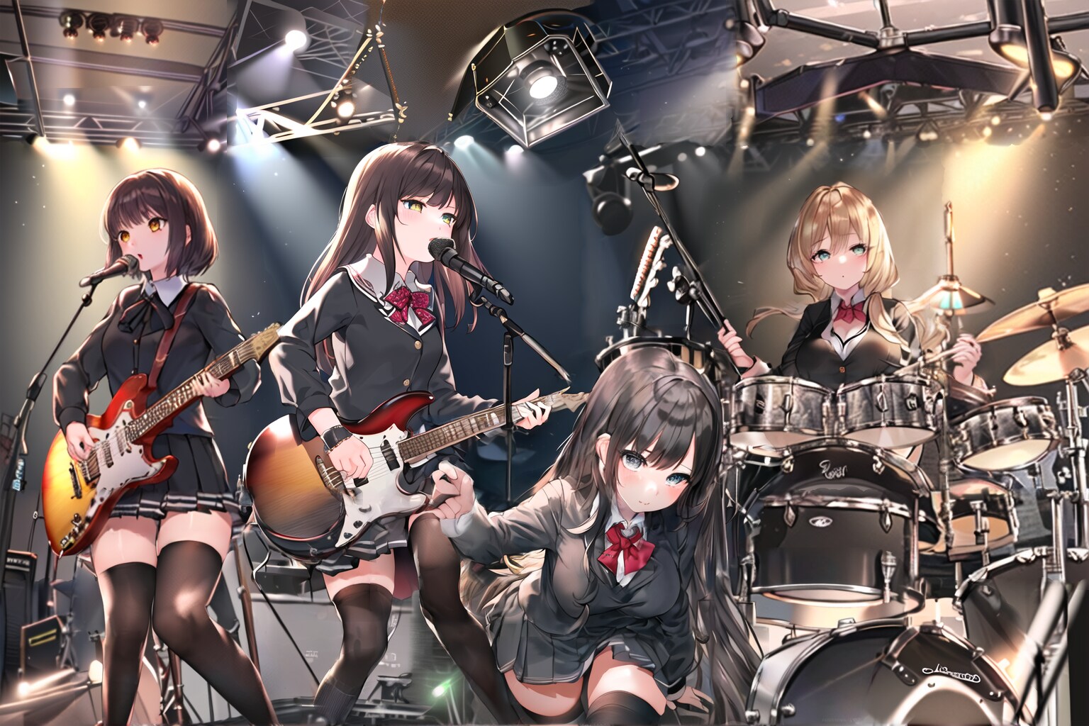 スクールガールズロックバンド・オンステージ